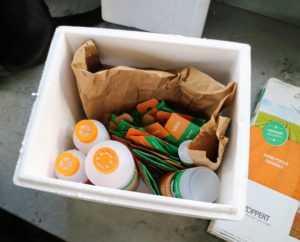Here is our first box of living beneficial organisms from Koppert Biological Systems, a 50-year old company that uses natural solutions to help growers and commercial farm owners keep their crops pest and chemical free. https://www.koppert.com