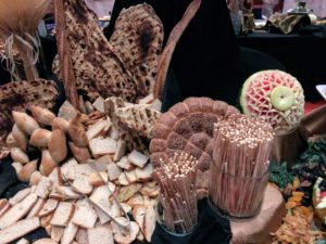 There were lots of wonderful bites to sample, such as these artisanal breads.