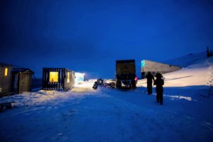 On the right is the Global Seed Vault - a secure seed bank on the Norwegian island of Spitsbergen near Longyearbyen in Svalbard, about 810-miles from the North Pole. (Photo by Michael Poliza)