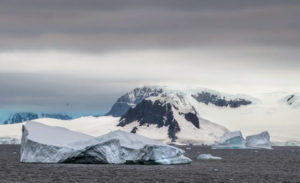 Dr. Knapp took this photograph in the Gerlache Strait. Also known as de Gerlache Strait or Détroit de la Belgica, it is a channel separating the Palmer Archipelago from the Antarctic Peninsula.