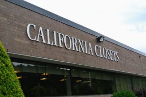 I went to the California Closets showroom and factory in Hawthorne, New York to create a plan for the new room.