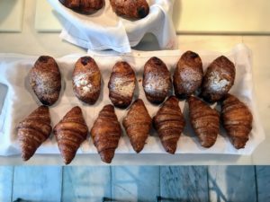 Here is another beautiful photo taken by Kevin from above the counter looking down at the warm croissants from the Martha Stewart Cafe. http://www.marthastewartcafe.com/