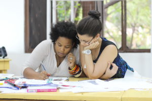 The small class size and student to faculty ratio is about 10 to one. (Photo provided by Chavon: School of Design)