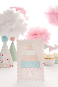 Some of the other great Cricut projects from this bundle include a fun birthday card with scalloped edges.