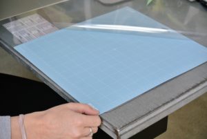 This is the multi-purpose mat which will hold the material firmly in place during the cutting process.