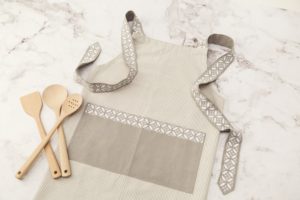 Embellish an apron to give as a gift or to use yourself.