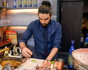 Here is a bartender making a "Freshest Margarita". (Photo by Madison Voelkel, BFA.com)
