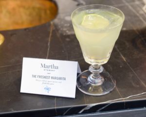 We also served glasses of "The Freshest Margarita" from Jaime Salas, National Milagro Tequila Ambassador. This is made with Milagro Silver, agave nectar, and fresh lime juice. (Photo by Madison Voelkel, BFA.com)