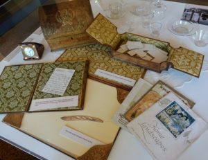 And some of the original artifacts and correspondence on the breakfast table belonging to Alice du Pont, the first lady of Longwood.