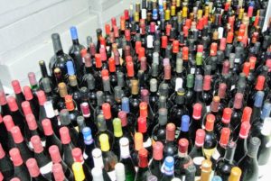 You may recall, a couple of years ago we removed every single bottle from the room - there were thousands and thousands.