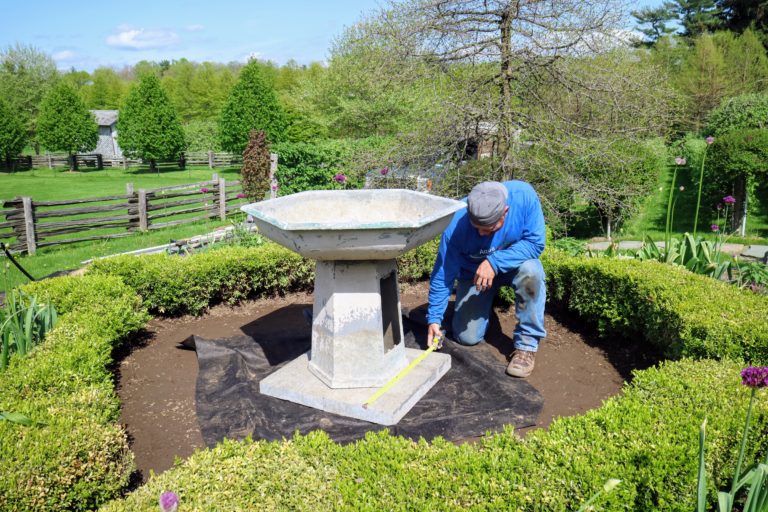 Installing Fountains at the Farm The Martha Stewart Blog