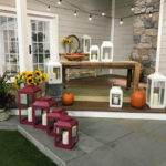 Here is a closer look at my lanterns – all of them come with a flameless candle inside. The lanterns come in three different sizes – 14-inch, 17-inch and 24-inch. They also come in three colors – white, black and a handsome barn red.