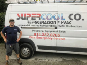 On this day, Scott Halfmann, founder and co-owner of Supercool Company RHVAC, Inc. came by to service my Winter House freezer. The company, which Scott runs with his wife, Roberta, specializes in commercial refrigeration, ductless heat pump systems, ice machines and HVAC.