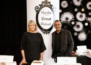 Here I am with the CEO of Cricut, Ashish Arora - everyone had a spectacular time. It was a wonderful way to get a head start on Halloween - it will be here before you know it! (Photo by Brian Ach/Getty Images for Michaels)