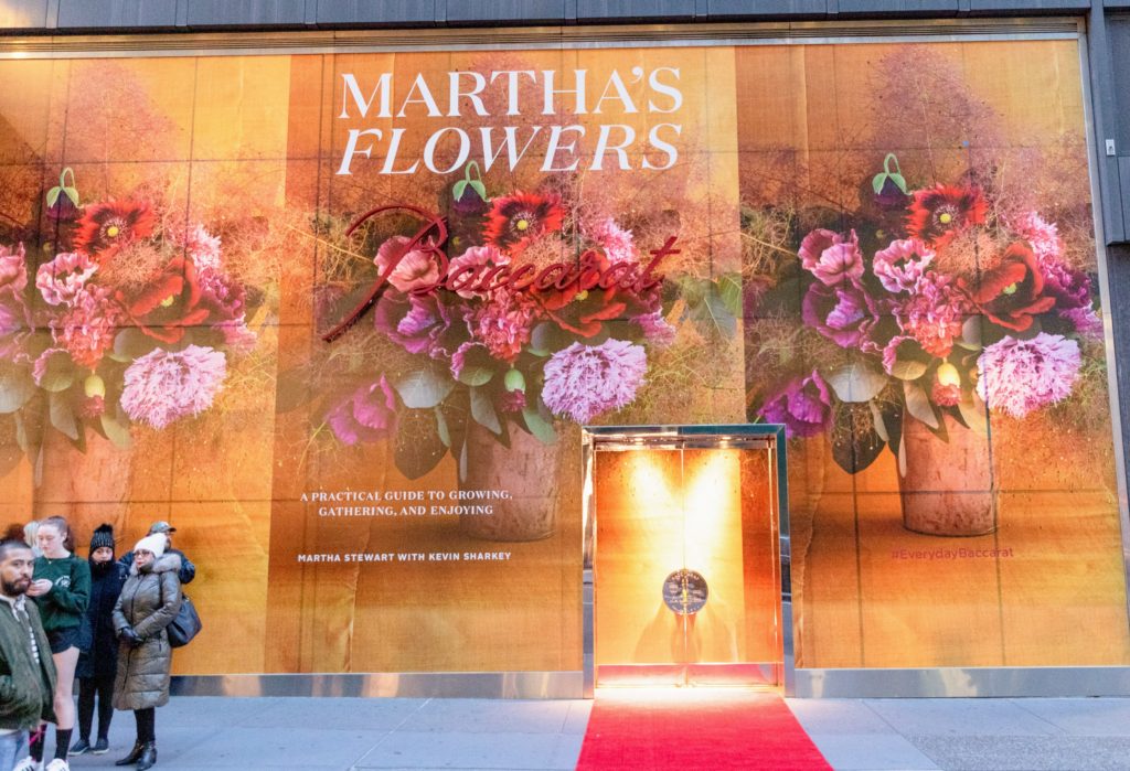 Celebrating the Deluxe Edition of "Martha's Flowers" at Baccarat The