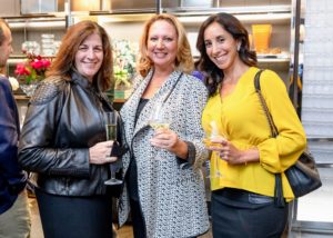 And here are three of our own Sequential Brands Group team - Carolyn D’Angelo, Kim Miller-Olko, and Stella Cicarone. (Photo by Benjamin Lozovsky for BFA)