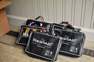 It was so exciting to get our delivery of Rambo Supreme Turnout Rugs from Horseware Ireland. The company was founded in 1985 and has remained a leading manufacturer of clothes for horses, riders and pets ever since.