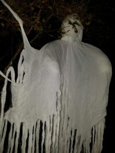 Here in New York, the weather was mild - a perfect night for Halloween and our ghosts.