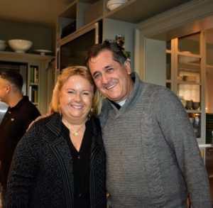 My sister-in-law, Rita Christiansen, also stopped by to wish Laura well. Rita worked with me for many years as a business manager for me and for my company. Here she is with my longtime driver, Carlos Villamil. Rita is the wife of my late brother, George. We all miss him so dearly.