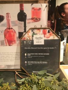 The two wines we selected included Sierra Trails Zinfandel 2016, and Spencer Sauvignon Blanc California 2017. The bartender could not fill the glasses fast enough - everyone loved them. Be sure to order from Martha Stewart Wine Co., for your next party. https://marthastewartwine.com/