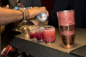 Many enjoyed the holiday cocktails served throughout the evening. This themed drink is called "Cranberry Paloma" from the November 2018 issue of "Living". It includes a touch of sweet-tart cranberry sauce with the tequila and grapefruit. https://www.marthastewart.com/1533578/cranberry-paloma