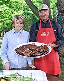 So many seem to love ribs, but so many also disagree on the best way to prepare them! Here, I had the privilege of having famed Kansas City barbecue master, Ollie Gates, of Gates BBQ, on my program to make his version.