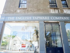 And here is the English Tapware Company - tapware refers to plumbing fixtures. I wanted to go in this shop also, but it too was closed.