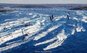 And one more as the yachts began their arduous journey to Hobart. In all, 85 yachts were entered. (Photo provided by Cruising Yacht Club of Australia)