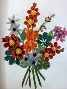 The flower paintings were not intended to be scientifically-accurate botanical drawings, but more appealing and colorful arrangements.