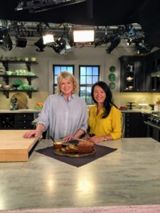 I was so happy to have Helen Goh join me in the kitchen. Helen was born in Malaysia and began her cooking career in Australia. She moved to England in 2006 and began working with acclaimed chef, Yotam Ottolenghi - I love his books and have also had him on my television and radio shows over the years. (Photo by Erika Heymann)