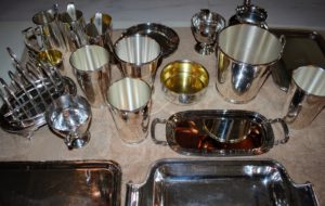 The joy of owning beautiful silver flatware or hollowware requires some work to keep it looking beautiful. Cleaning silver definitely takes some elbow grease, but it is well worth the effort.