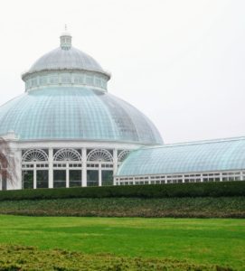 The event is set-up just outside the NYBG’s landmark Enid A. Haupt Conservatory - the nation’s largest Victorian glasshouse. The Palm Court, with its spectacular 90-foot dome, is often used for receptions and other gatherings.