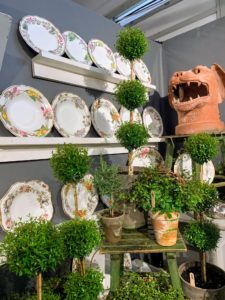 The Fair includes a variety of 18th, 19th and early 20th-century garden antiques, architectural elements and accessories from both Europe and America. Here is a collection of botanical plates from More & More Antiques in New York City. http://www.moreandmoreantiquesnyc.com