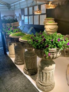 Here are some other stone planters from David Bell – many of the planters are already filled with lovely specimens.