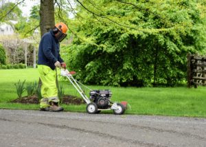 And here he is edging the road by my Party Lawn. Keep going Pete - the roads look great! What outdoor chores are you tackling this weekend? Let me know in the comments section below!