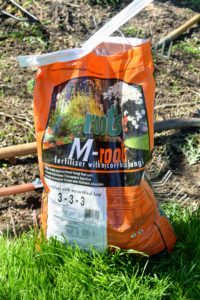 We use M-Roots with mycorrhizal fungi, which helps transplant survival and increases water and nutrient absorption.