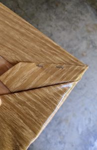 And don't forget the corners - always miter them for a clean, tidy look.