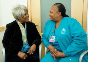 Outpatients are able to develop friendships at the Center. The result has been highly successful - patients experience shorter hospital stays and 50-percent fewer readmissions after hospitalizations.