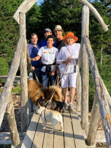 On another day, I hiked with my guests Christopher Spitzmiller, his boyfriend, Anthony Bellomo, Debra Katz and her son, Ari. This group brought a wonderful "joie de vivre" - a French phrase meaning "joy of living."