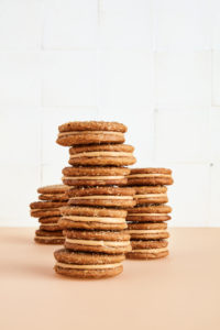 Our Peanut-Butter Sandwich Cookie is nutty and oaty and perfect for peanut-butter and oatmeal cookie lovers. These tasty delights combine crunchy cookies wrapped around a smooth, creamy filling. (Photo by Lennart Weibull)