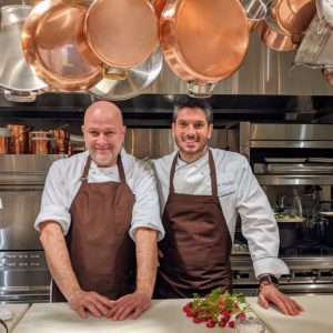 Here's a nice snapshot of Chef Pierre and Chef Alain.