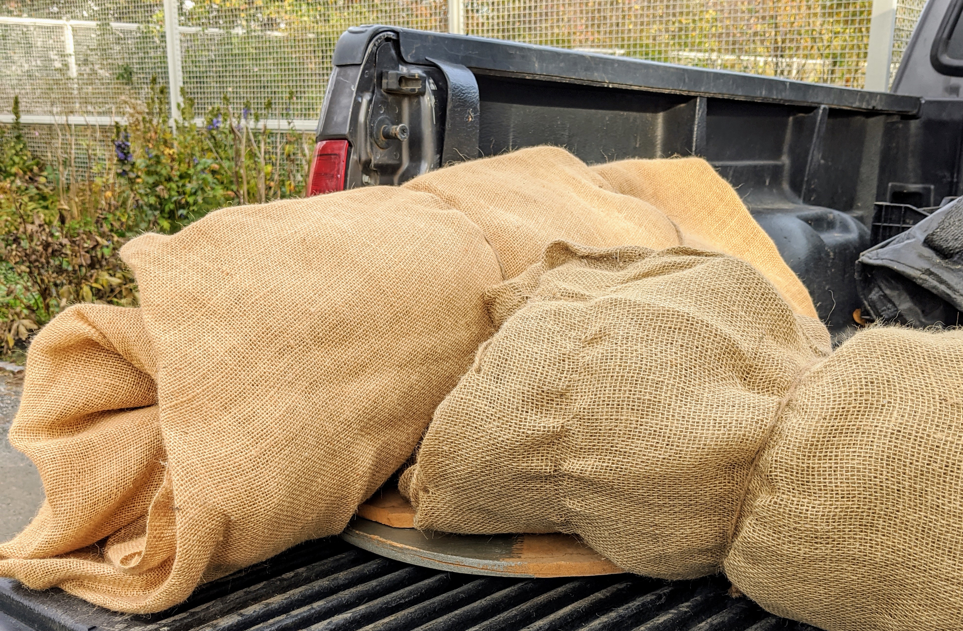 Using Burlap to Protect My Outdoor Urns - The Martha Stewart Blog