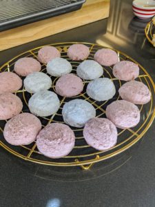 I also showed our influencers how to make these fun Pastel Butter Cookies from "Cookie Perfection" - so easy and a great cookie recipe to do with the kids.