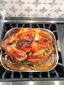 SVP of Marketing, Stella Cicarone, shared this photo of the "turkey my sister, Roxanne Pisa, and brother-in-law, Marc Pisa, made at their home in Franklin Lakes, New Jersey - it was so delicious."