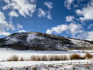 Once we landed, we drove about an hour from the Heber Valley Airport in Heber City to The Lodge at Blue Sky. On the way, I took photos of the gorgeous views. The Lodge sits on 3500-acres of beautiful, undisturbed landscape.