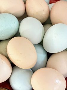 One of the first things we saw when we arrived at this market in Huairou District, about a half-hour from The Great Wall, were these Araucana eggs! Just like the ones laid by my beautiful hens at my Bedford, New York farm.