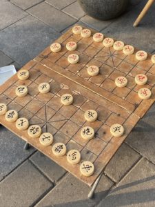 Back in Beijing, we passed by a game of Xiangqi, also called Chinese chess. It is a strategy board game for two players - one of the most popular board games in China.