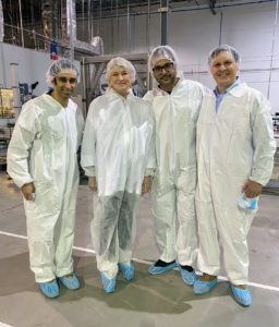 Here I am with New York City-based dermatologist, Dr. Dhaval Bhanusali, Raj Prakash and Carlos Cabellero.