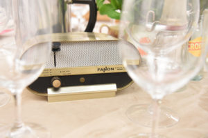 This is a vintage Fanon Deluxe Wireless Intercom also with the original black Bakelite switch. (Photo by WorldRedEye.com)