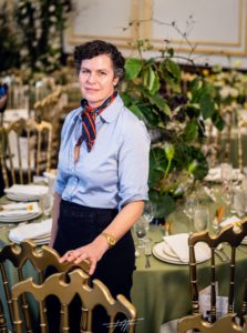 This is well-known floral designer, Emily Thompson, who spoke to the guests about the life, legacy, and inspiration of Constance Spry. (Photo by @fredmarcusstudio)